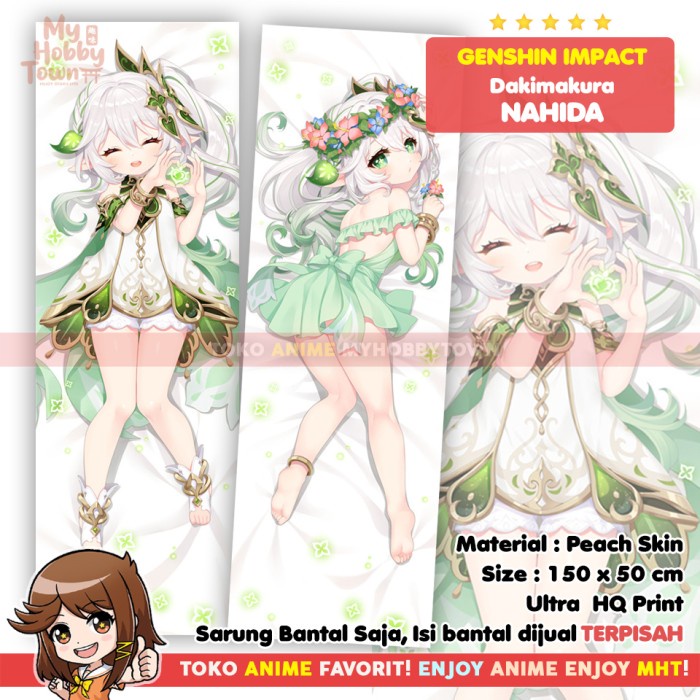 PROMO SARUNG BANTAL ANIME DAKIMAKURA GENSHIN IMPACT : NAHIDA LESSER LORD TERBARU