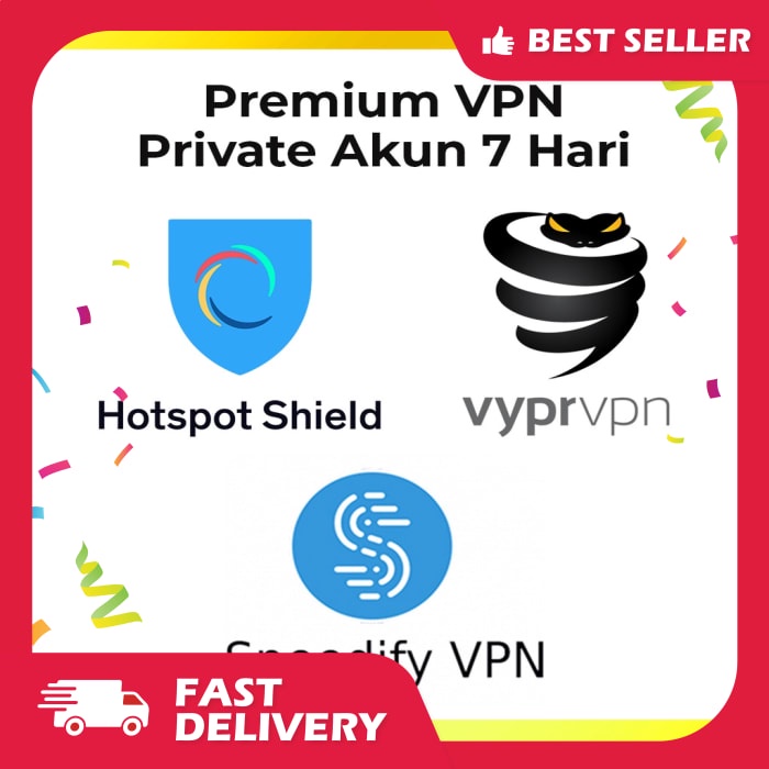 Vypr Vpn, Hotspot Shield, Speedify Premium Full Garansi Termurah 100% Premium Proses Cepat