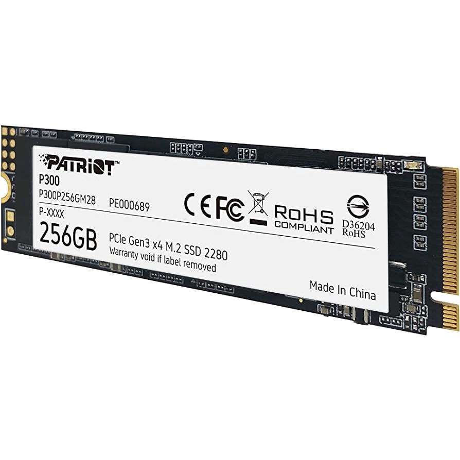 SSD PATRIOT P300 2280 M.2 NVMe PCIe Gen 3x4 256GB