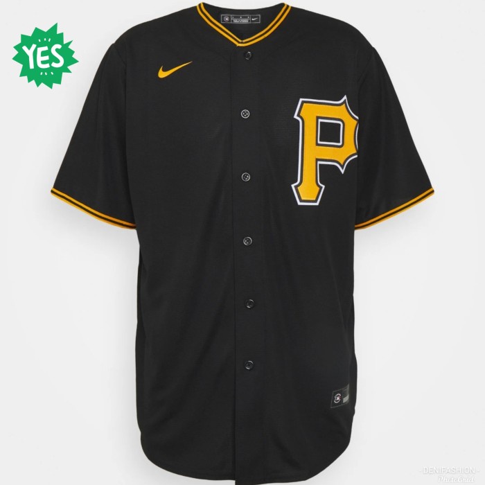 Sporty Jersey Baseball Nike Pittsburgh Pirates Baju Bisbol Pria Murah Ori