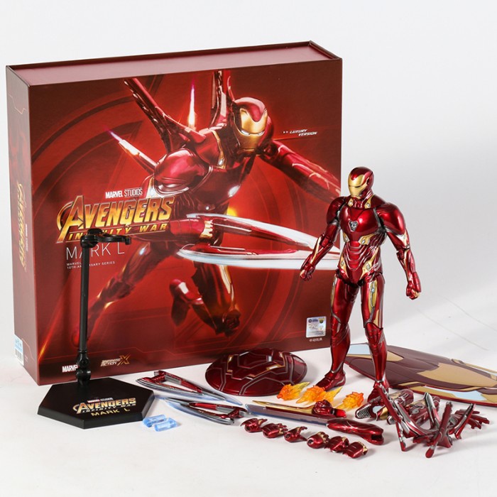 Terlaris Zd Toys Marvel Ironman Mk L Deluxe Version - Iron Man Mark 50 Figure
