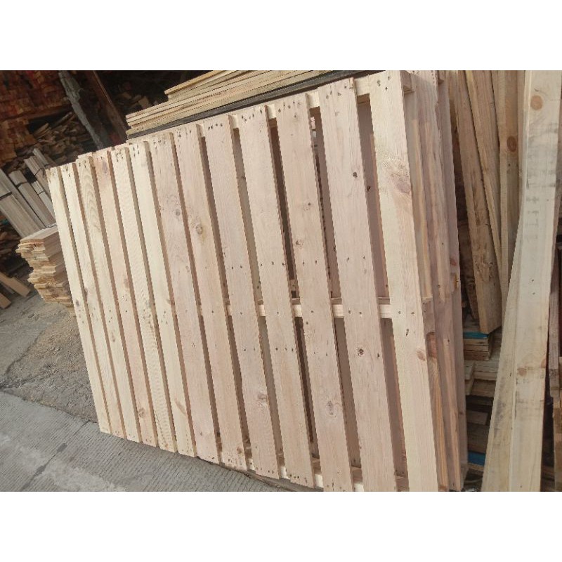 ALAS KASUR ATAU ALAS TEMPAT TIDUR PALLET KAYU JATI BELANDA 100