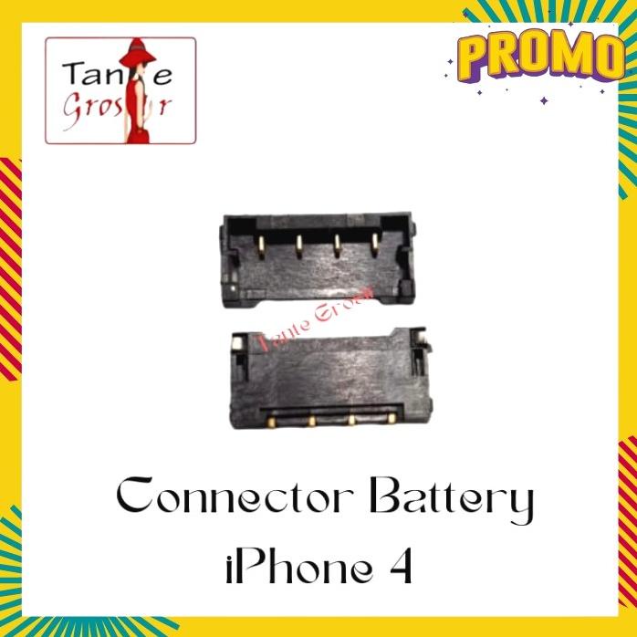 Acc Hp Konektor Baterai Iphone 4 4G Original Socket Connector Baterai Baterai