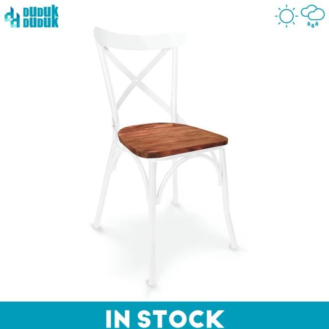 Kursi Besi Vintage Tolix Industrial Chair Cafe