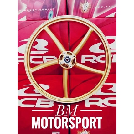 Velg RCB Racing Palang 5 Gold Depan Mio-Jupiter Z-Mx new-Fizr-fino