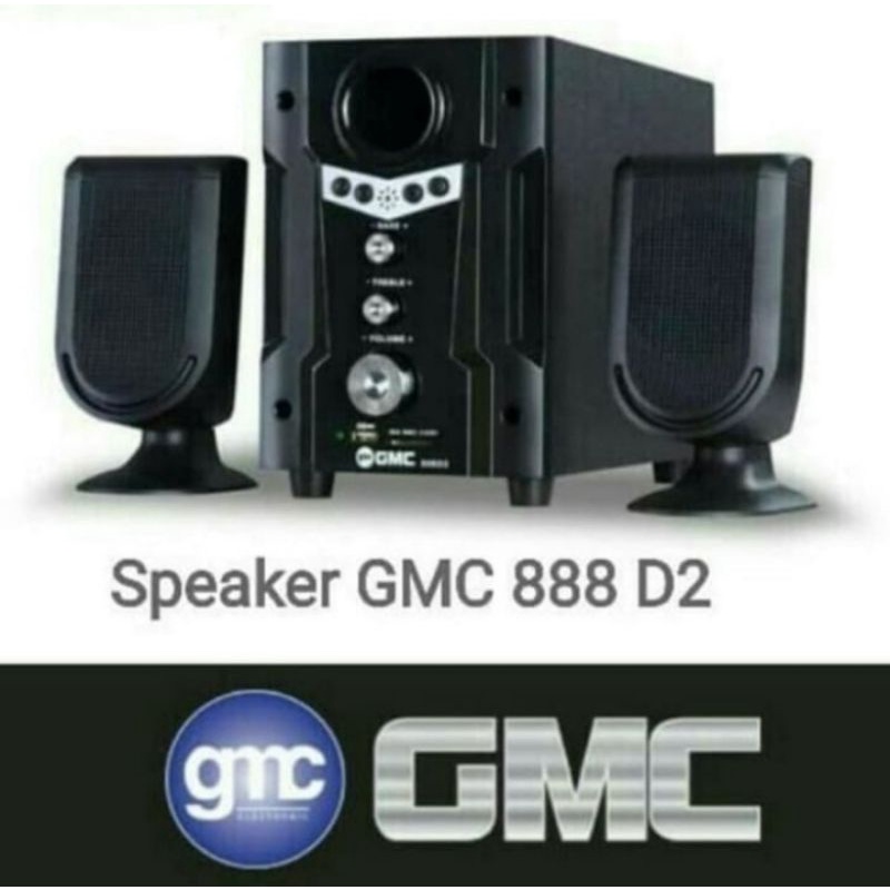 BATAM - GMC 888D2BT 888 D 2 BT active speaker bluetooth