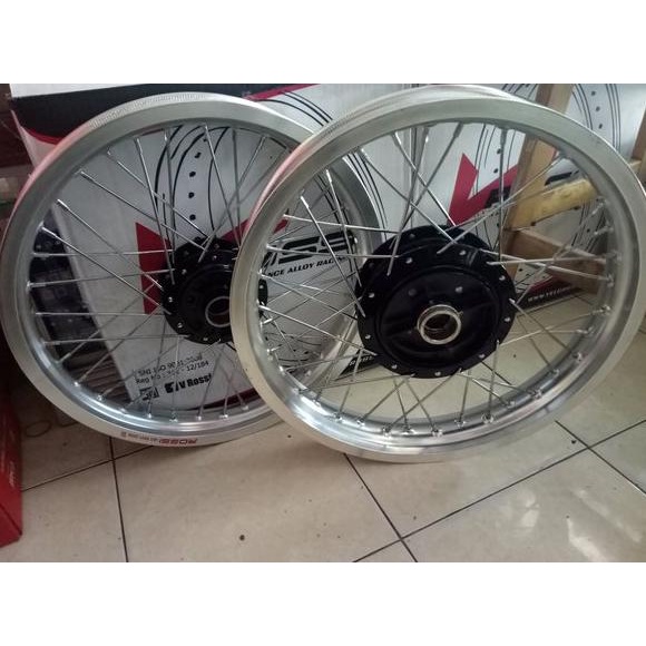 Sepaket velg Ring 17 Rx king Tapak Lebar 215-185 paket komplit plus stell velg bisa request