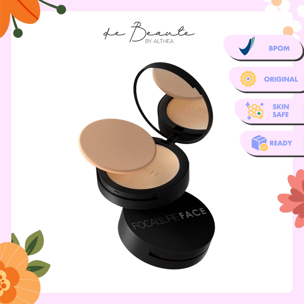 Focallure Oil-control Pressed Powder-Matte Bedak Padat