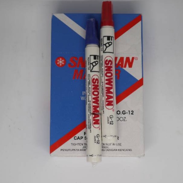 

UAH.12Jn23ᴮ" Spidol Snowman Permanent G-12