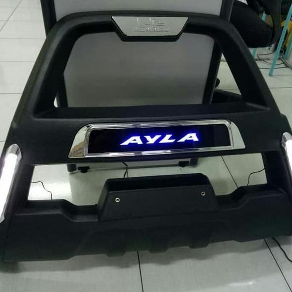 tanduk depan bumper depan ayla with led