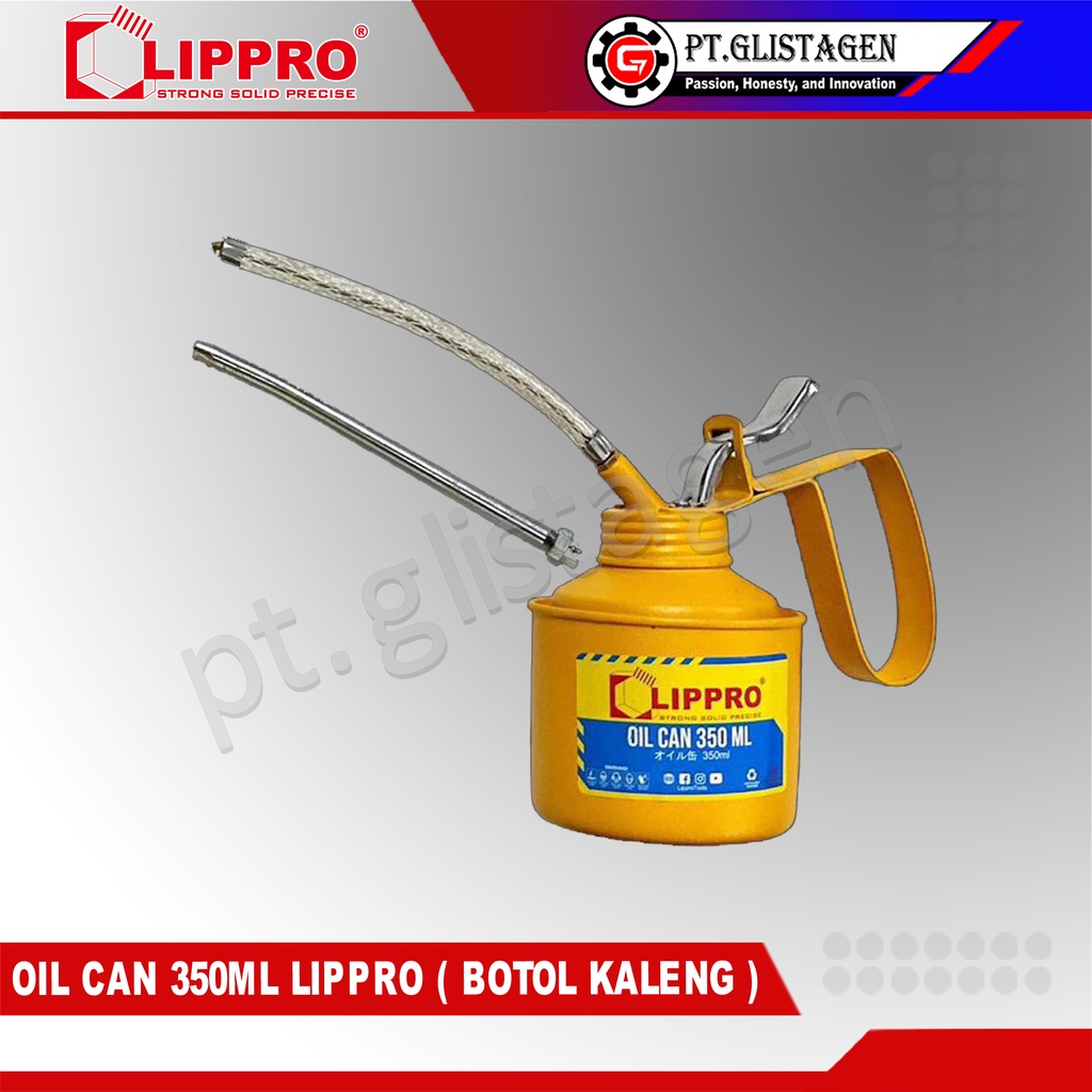 LIPPRO Oil Can 350 ml KALENG Botol Semprotan Oli Pelumas 9500-02