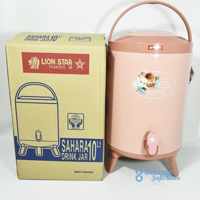TERMURAH LION STAR SAHARA DRINK JAR TERMOS MINUM 10 LITER PLASTIK KUAT