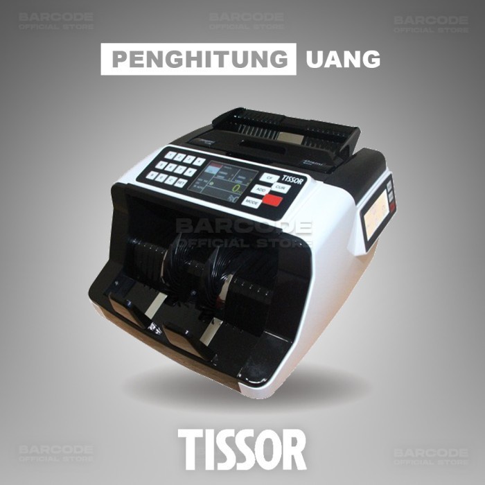 Mesin Hitung Uang TISSOR T1277D Penghitung Uang T1277 D Dual Screen