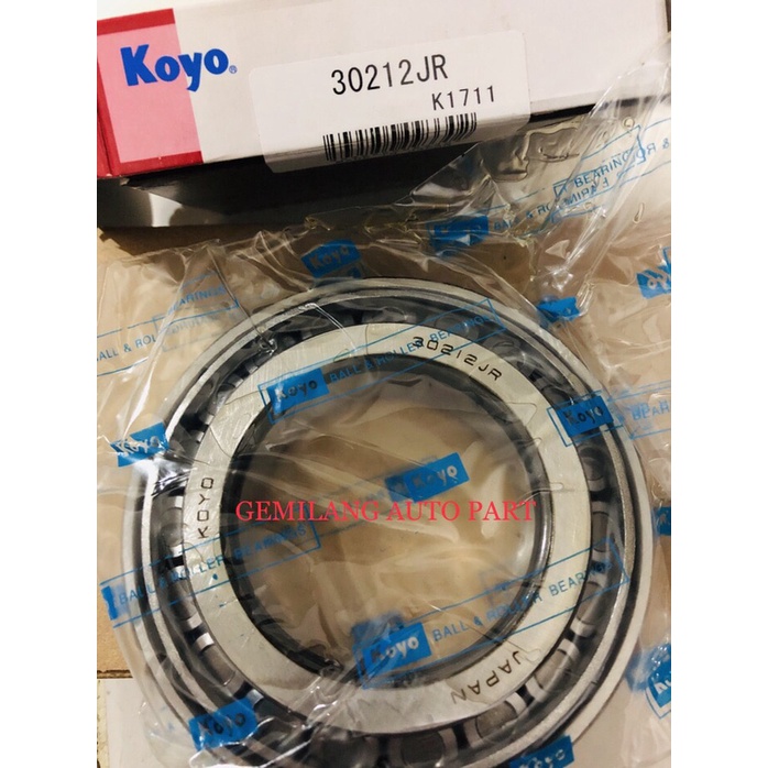 BEARING LAHER RODA BELAKANG 1 SET 30211-1 &amp; 30212JR KOYO