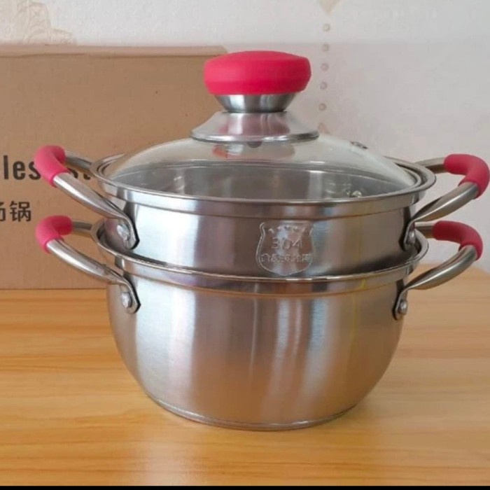 Terlaris Panci Kukus Serbaguna Steamer Stainless 304