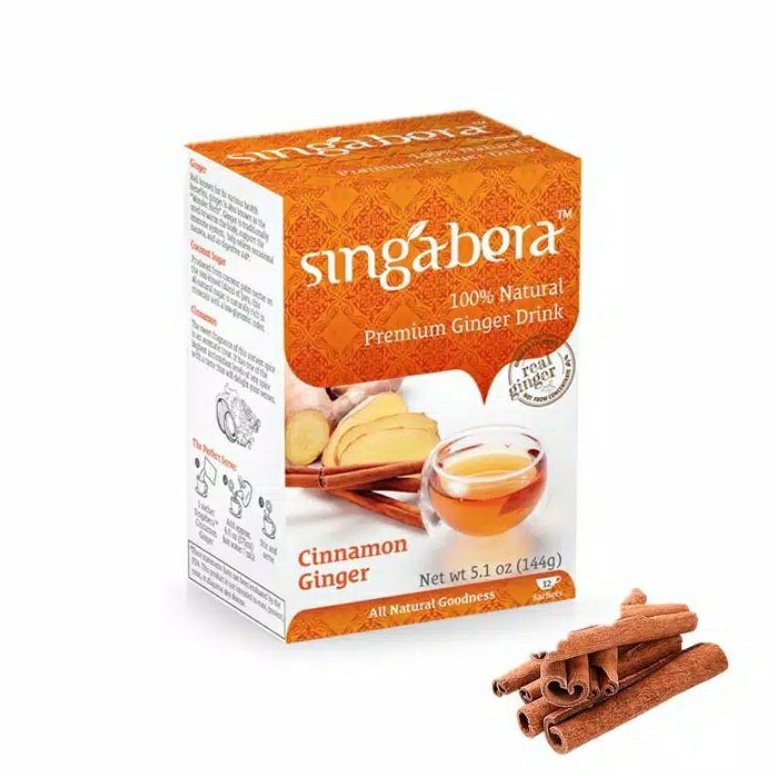 

Buruan Beli.. Singabera Premium Cinnamon Ginger (Kayu Manis) 12 sachet PT8