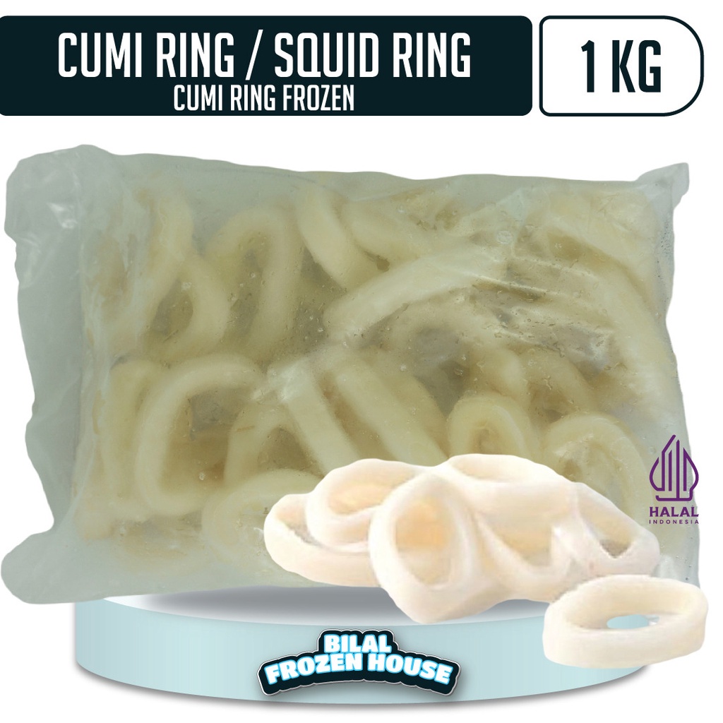 

Cumi Ring 1kg - Squid Ring - Cumi Ring Frozen