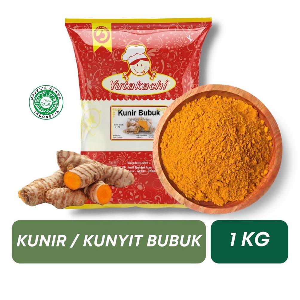 

Kekinian.. Kunir/Kunyit Bubuk Super 1kg / Turmeric Powder / Bumbu Rempah Kunir Murni Yutakachi / Rempah Kiloan 79