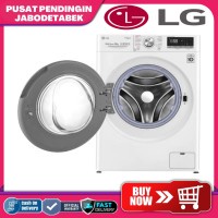 LG MESIN CUCI FRONT LOADING 9KG - FV1409S3W LG FIRST CLASS FV1409 PPJ
