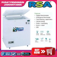 RSA CHEST FREEZER RSA 144 LITER CF160 FREEZER BOX RSA CF 160 PPJ