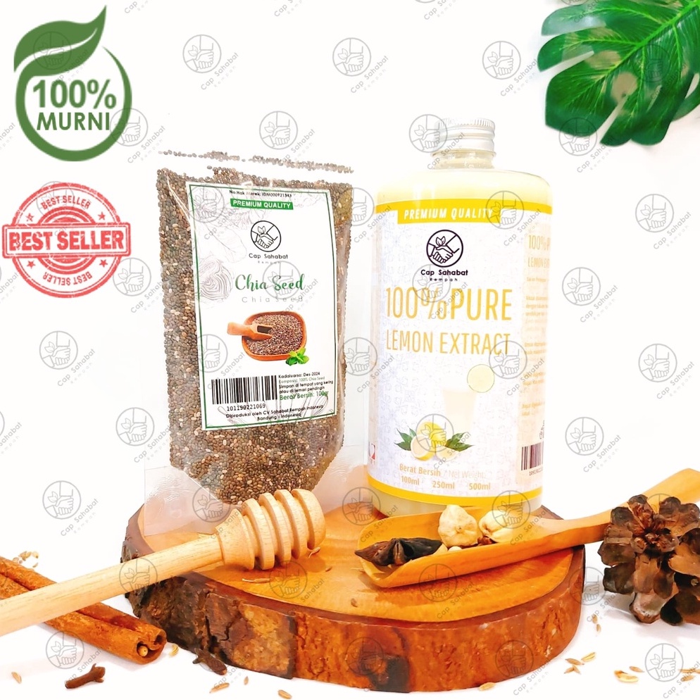 

Laris Paket Sehat Besar 500ml Sari Lemon dan 100gr Chia Seed Alami 100% PREMIUM QUALITY 67