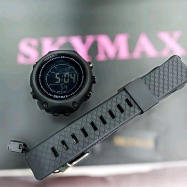 Terbaru Tali Jam Wanita Skymax Karet 1810L Ori