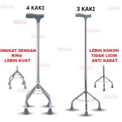 Ready Tongkat Jalan Lansia/Tongkat Jalan Kaki Lansia/Alat Bantu Jalan