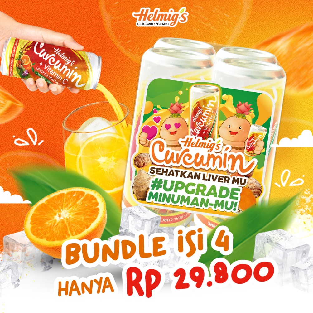 

Diskon Promo.. Bundel Isi 4 Helmig's Curcumin Can 240 ml 55