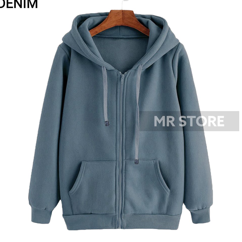 M,L,XL,XXL Jaket zipper hoodie polos denim mr store {TGD.2Jn23r}