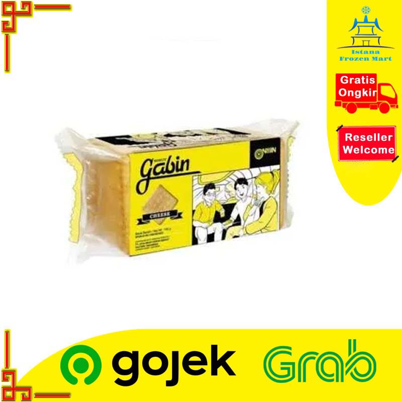 

Gabin Cheese Biskuit Keju 140 Gram - NISSIN