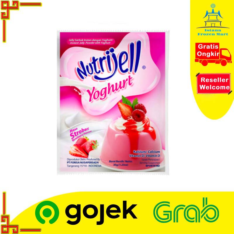 

Yoghurt Strawberry 35 Gram Yogurt Stroberi - NUTRIJELL