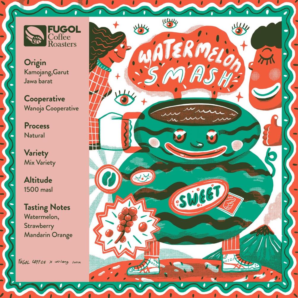 

Kopi Arabika Jawa Barat Watermelon Smash (200 Gr) Single Origin Specialty Coffee Arabica Beans
