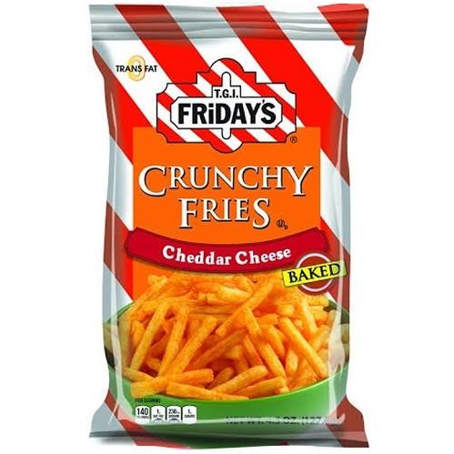 

[128gr] TGI Fridays Crunchy Fries Cheddar Cheese Snack - TGIF USA Best Seller