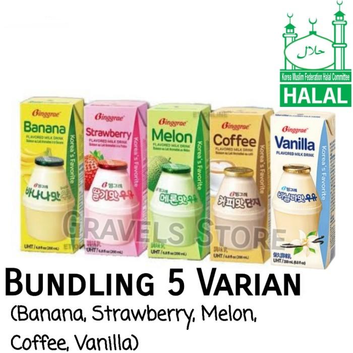 

[Bundling Set] Binggrae Milk / Susu Korea ALL VARIAN - Bingre Binggre Best Seller