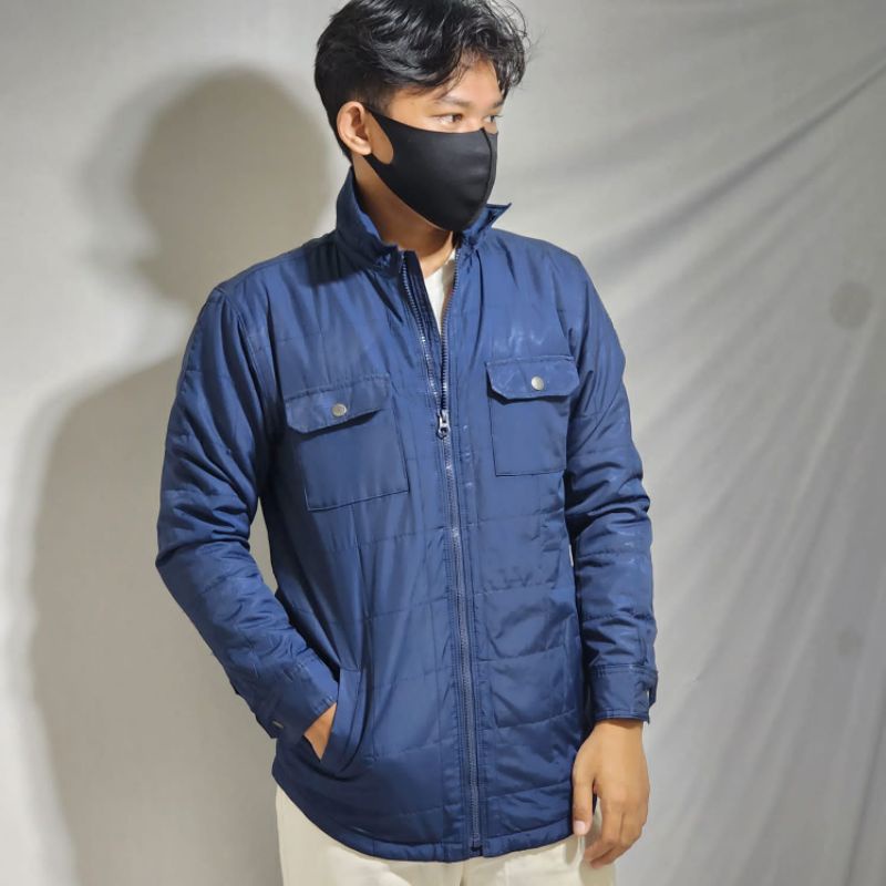 WORK JAKET MUSIM DINGIN GAP NAVY ORIGINAL PRIA WANITA SECOND MURAH