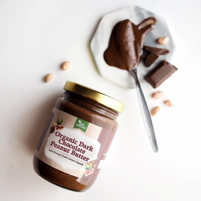 

Tree Natura Organic Peanut Butter Dark Chocolate 225 gr (Selai Kacang