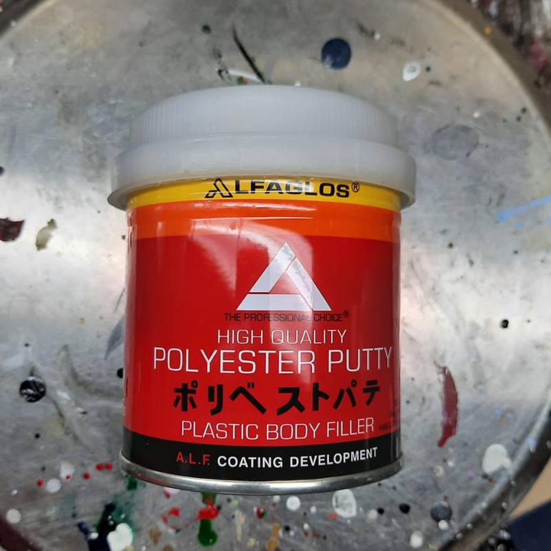 DEMPUL ALFA ALFAGLOS/ALFAGLOSS 1KG + HDR- WARNA HIJAU- DEMPUL BESI KAYU PLASTIK