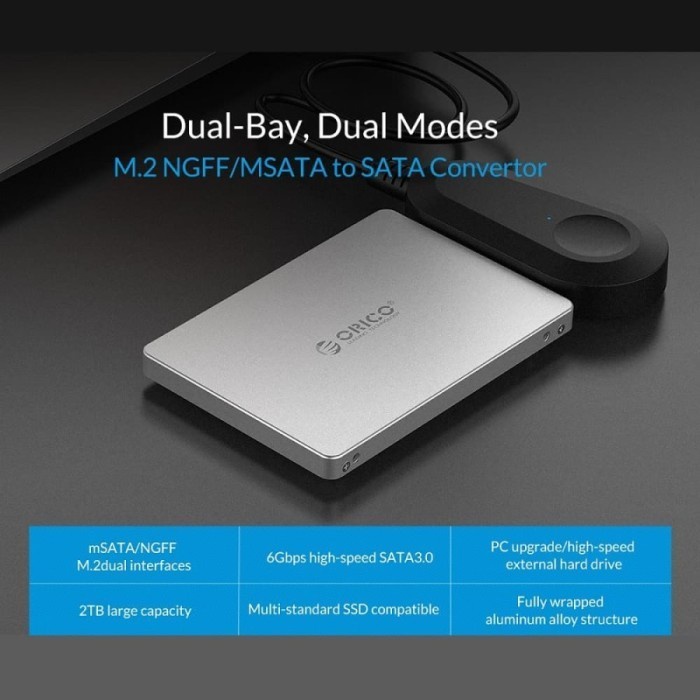 Terlaris Sata Converter M2 Ngff / Msata To Sata Orico Ms2Ts M2