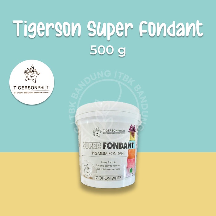 

Tigerson Philti Fondant Cotton White Fondant Putih Repa 500G
