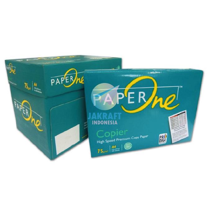 

Kertas HVS PAPERONE PAPER ONE A4 75 (70) Gsm Gram