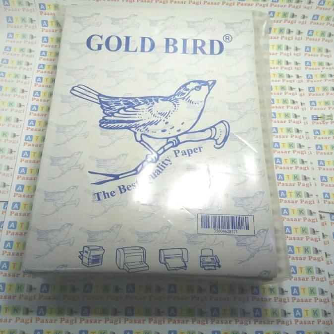 

kertas buram A4 / koran A4 merk Gold Bird isi 500 lbr
