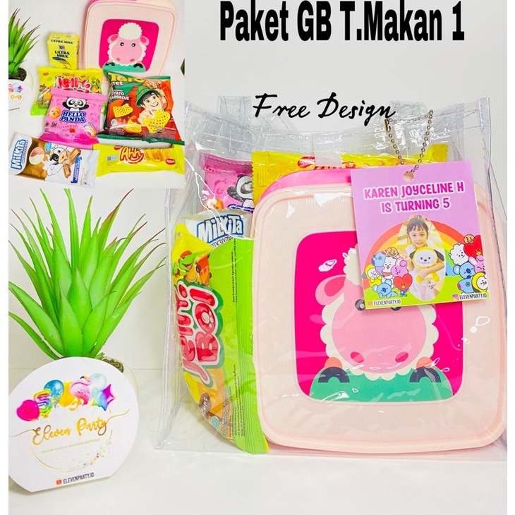 

Murah.. Paket snack ulang tahun anak / goodiebag / souvenir ulang tahun GB T makan 67