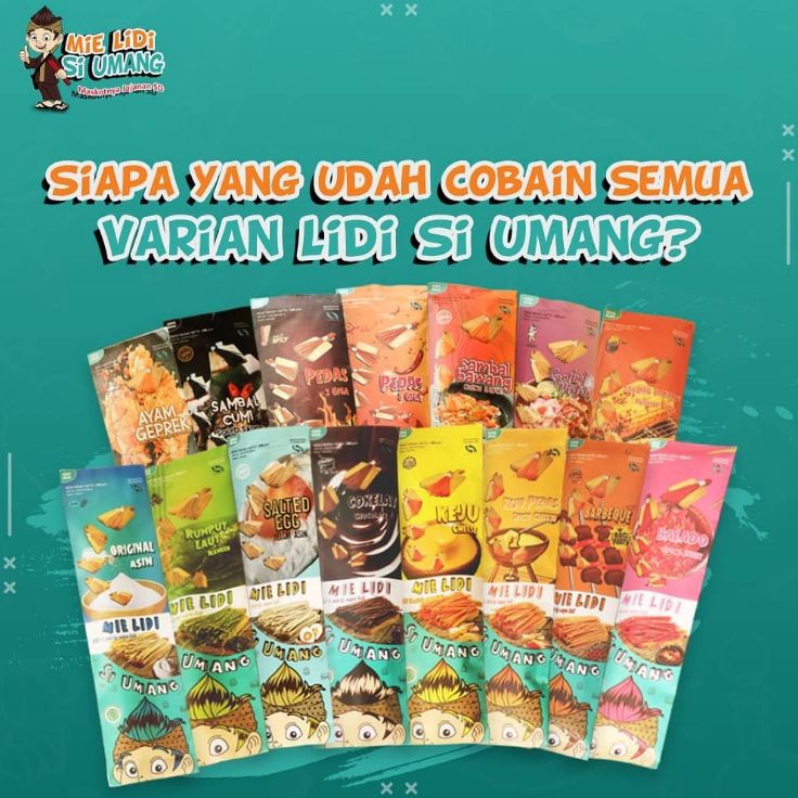 

《packingaman》 MIE LIDI SI UMANG [CEK HARGA GROSIR] FREE BUBBLEWRAP.