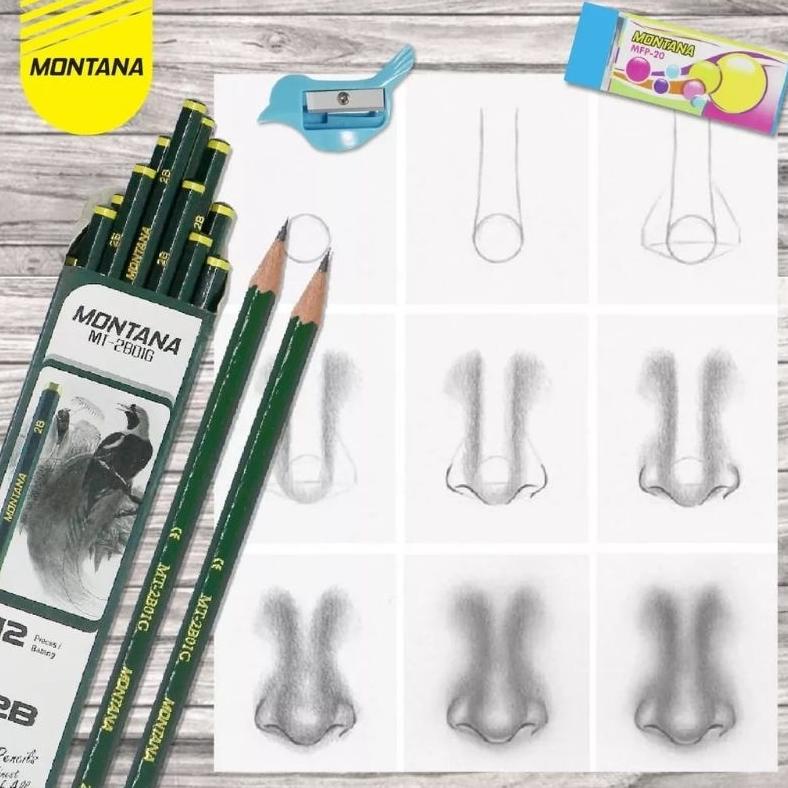 

{ ECER } Montana Pencil 2B || Pensil tulis 2B ECER 1 pcs