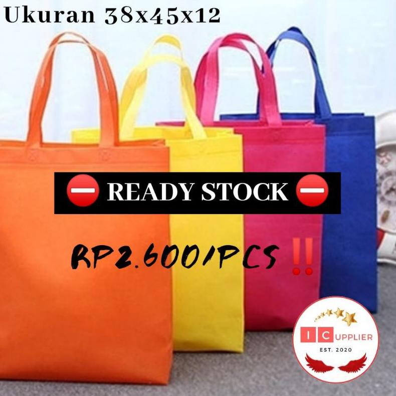 

Promo [COD] TAS SPUNBOND 38x45/ TAS SPONBOND/ TAS PROMOSI/ TAS TENTENG/ TAS SPUNBOND POLOS/ TAS SABLON/ TAS SOUVENIR ULTAH PERNIKAHAN GROSIR