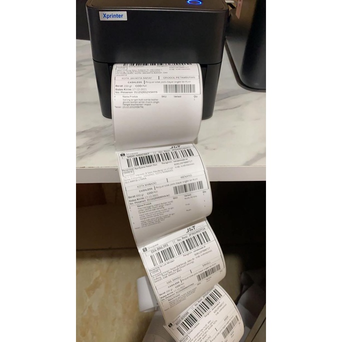 

Kertas Label Barcode Thermal 100 x 150 mm