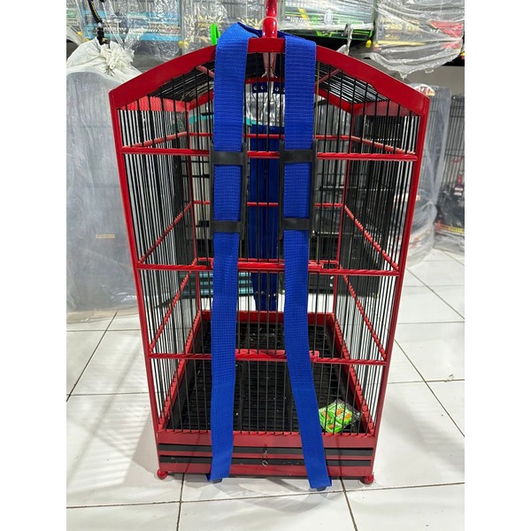 tas sangkar murai kotak tali sangkar multifungsi