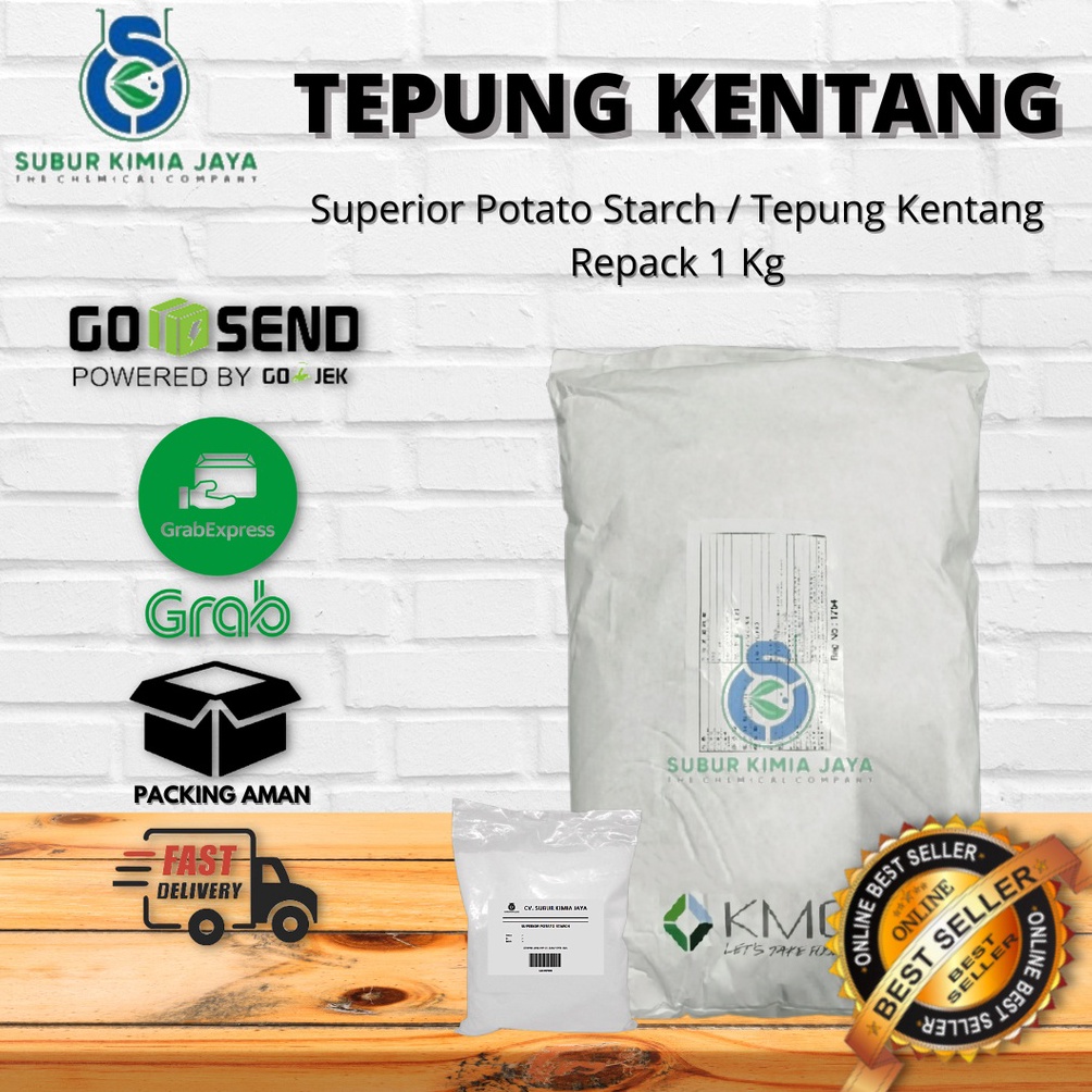 

Best terlaris SUPERIOR POTATO STARCH / TEPUNG KENTANG “KMC” EX DENMARK 1 KG 57