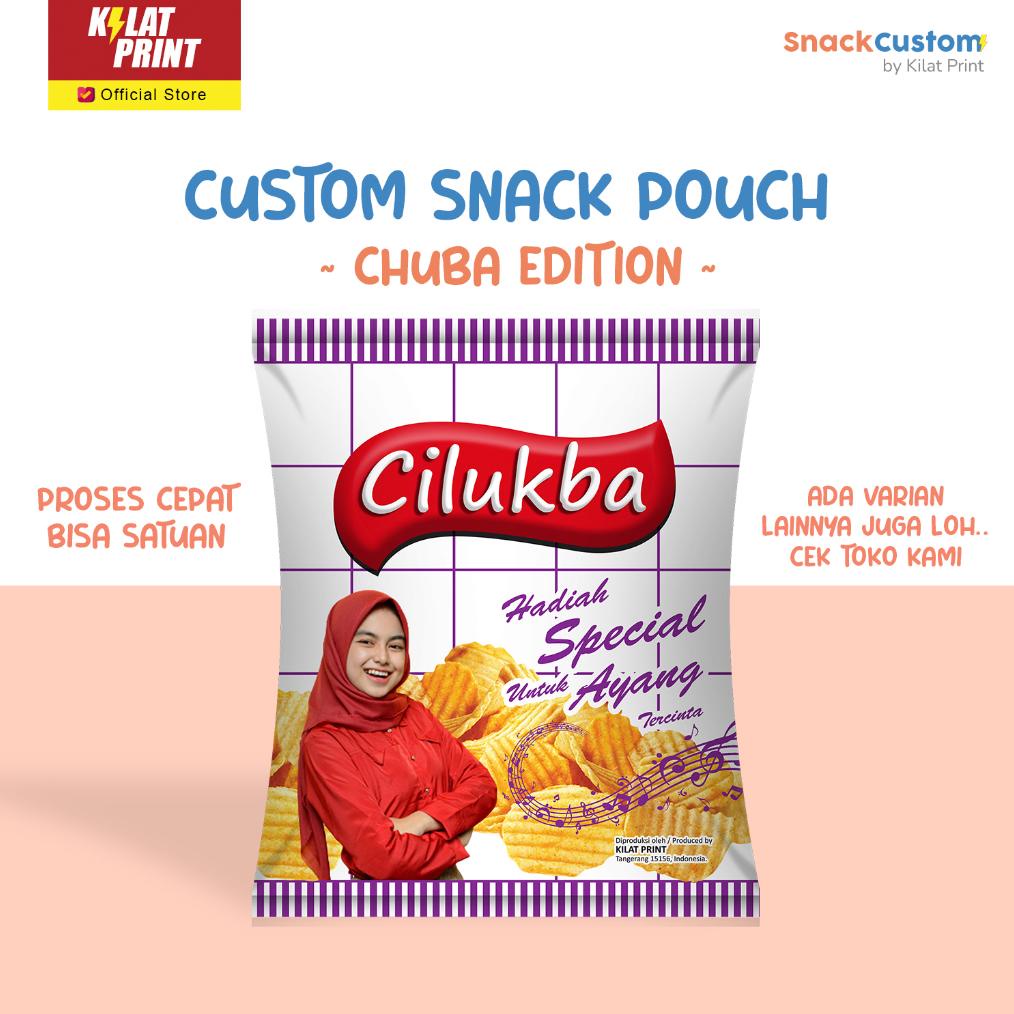 

Promo Snack Custom Foto Teks Bungkus Pouch Jumbo Ala Chuba Edition