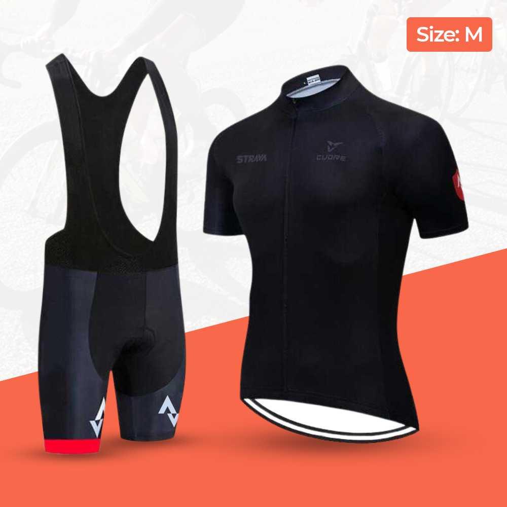 

STRAVA Pakaian Olahraga Sepeda Pria Cycling Jersey Gel Padded